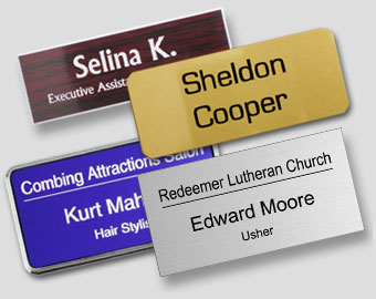 Aluminum Desk Sign Holder Only - Multiple Sizes - Corp Connect