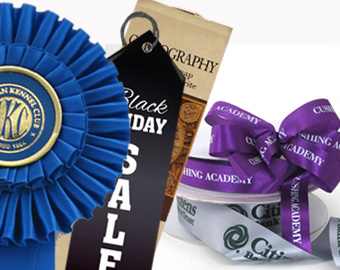 Stock Name Tag Ribbons - Golden Openings