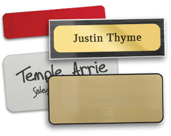 Blank Metal Name Tags-Reusable Name Badges Metal
