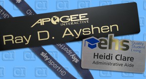 what is corporate branding and what is personal branding using name tags lanyards signs name badges