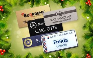 using name tags for your corporate gifting this year is just as important as picking out the right wrapping and ribbons
