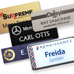 Examples of logo name tags