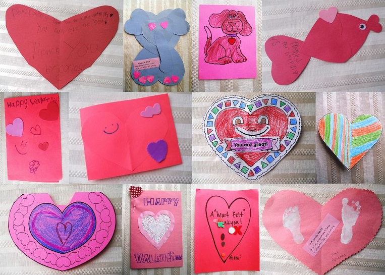 2016 GEF Valentine's Day Cards from students to Coller Industries.